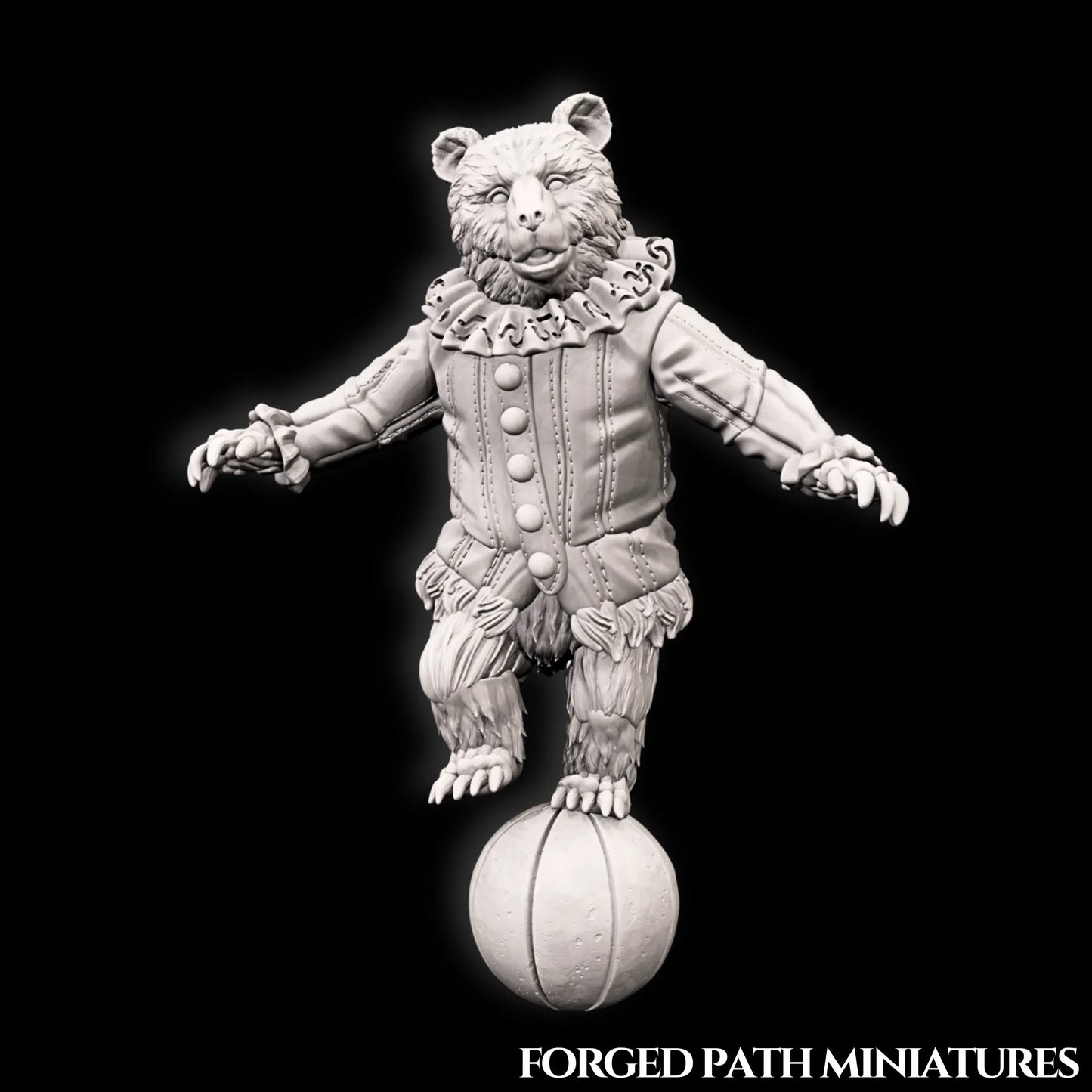 Forged Path - Willowbrook Circus - Dancing Bear - DnD/Pathfinder/TTRPG Figure