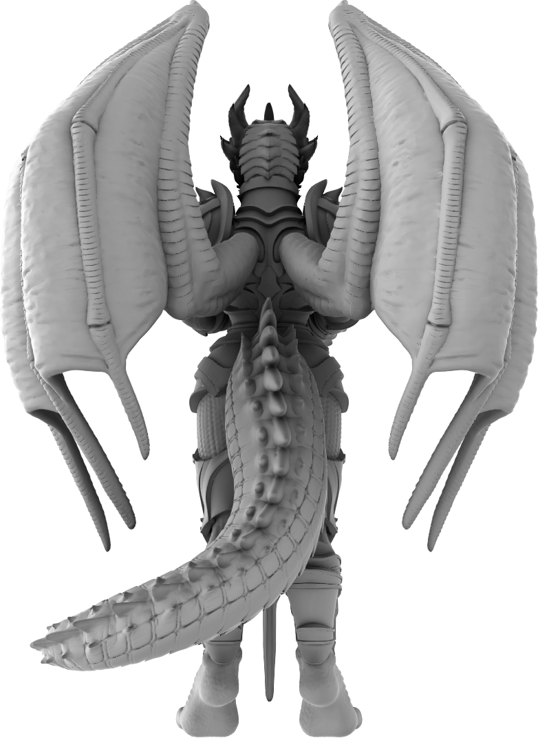 Jugglers Miniatures - Dragonborn Warrior #2 - DnD/TTRPG/Roleplaying/Wargames