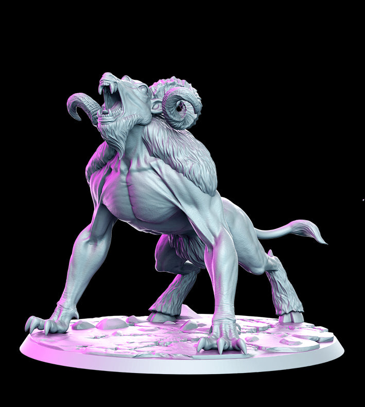 RN Estudio - Time to Hunt #2 - Dire Ram - DnD/TTRPG Figure/Miniature