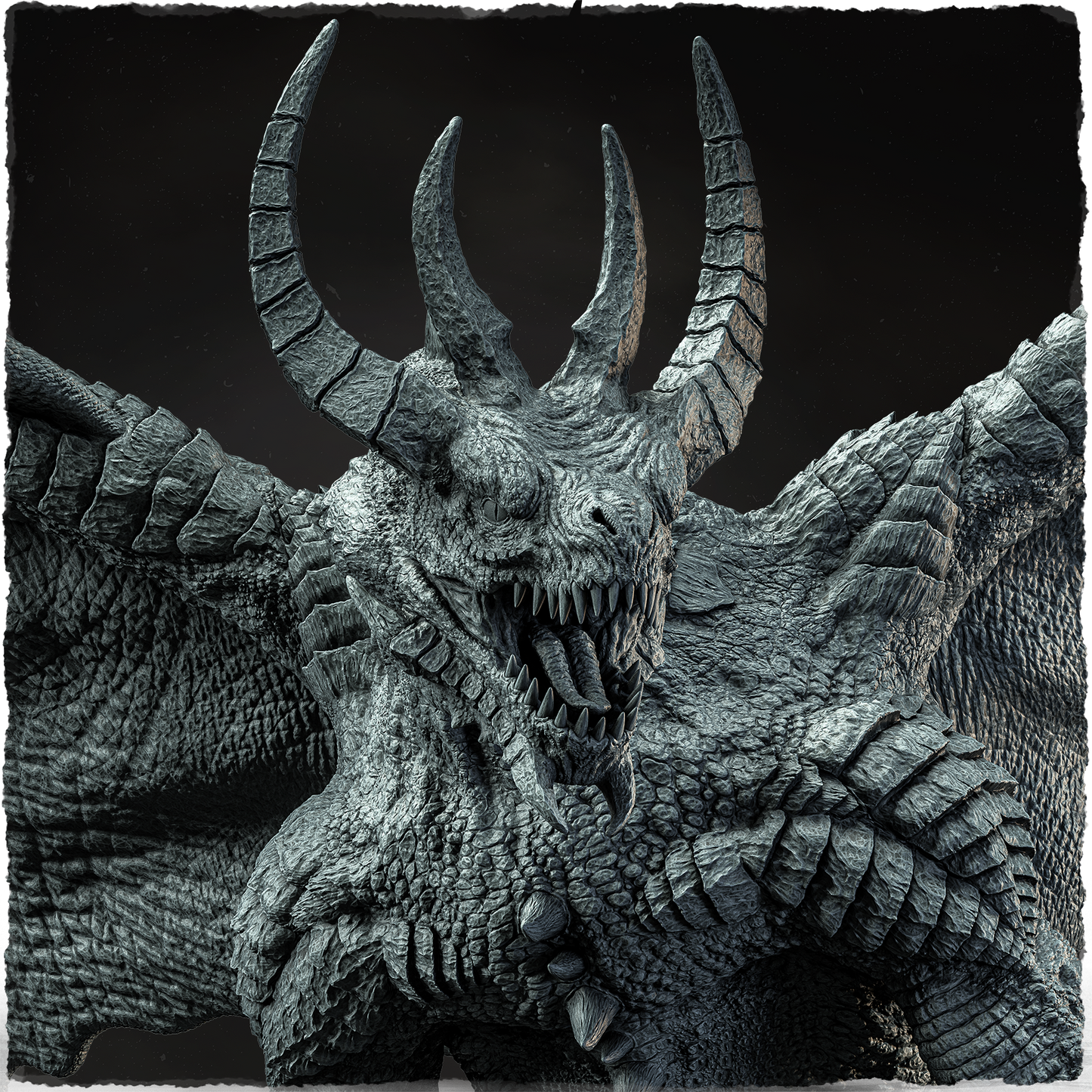 Evox Arts - Arcanterra #3 - Flame Sage Dragon - DnD/TTRPG Figure/Miniature