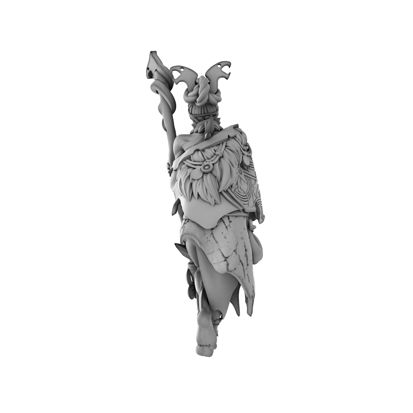 3DPZstudio - Dreadmist - Draugr Mistcaller - DnD/TTRPG Figure/Miniature - Helios3DPrinting