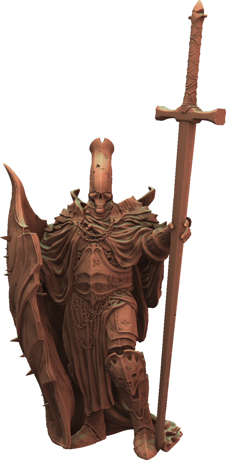 Crippled God Foundry - Shadowcurse - Dread Knight - DnD/TTRPG Figure/Miniature