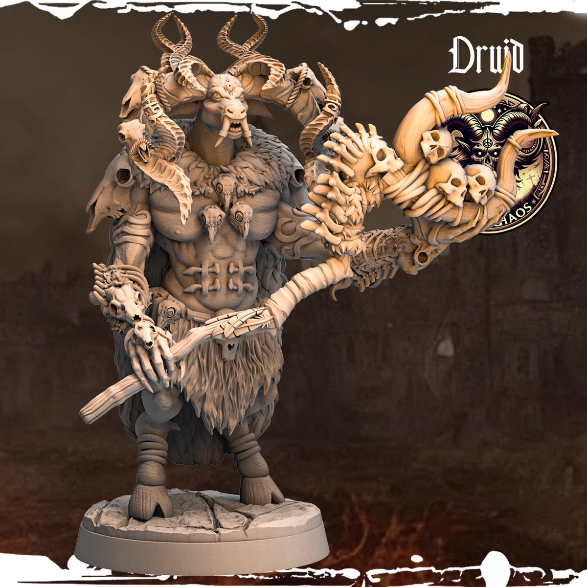 Monolith Arts - Beasts - Druid #8 - DnD/TTRPG Figure/Miniature