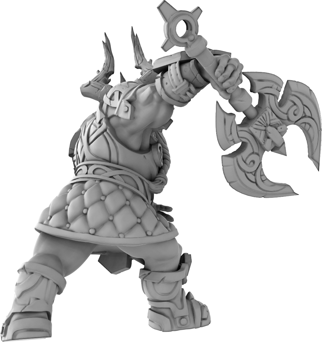 Brayan Nafarrate - Dwarf #1 - DnD/TTRPG Figure/Miniature