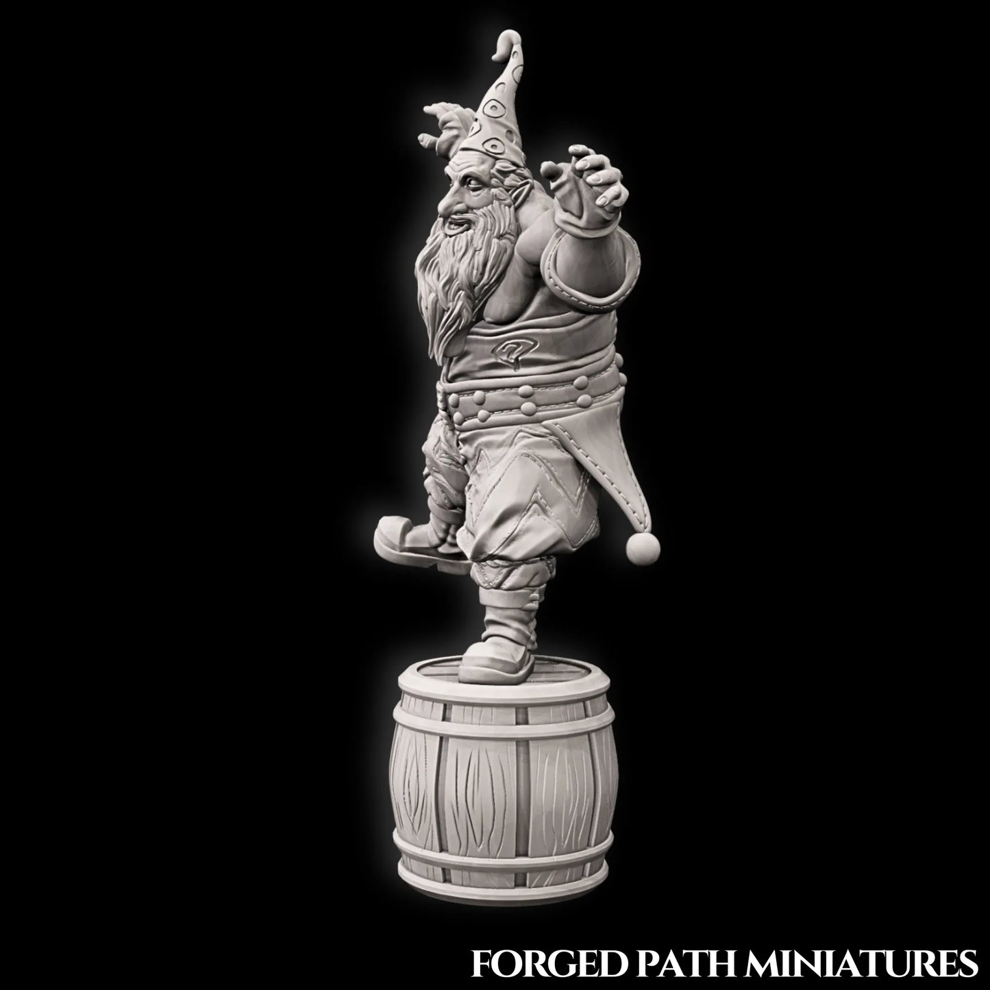 Forged Path - Willowbrook Circus - Dwarf - DnD/Pathfinder/TTRPG Figure