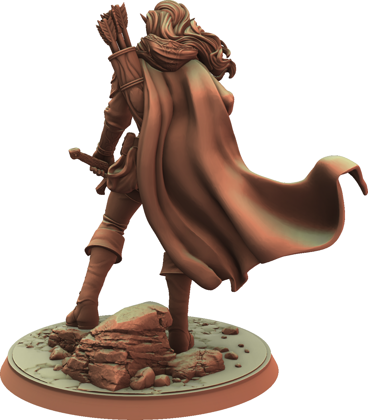 Cosmondo - Dungeons & Damsels - Elven Ranger #2 - 75mm Pin Up/Figure/Model/Diorama