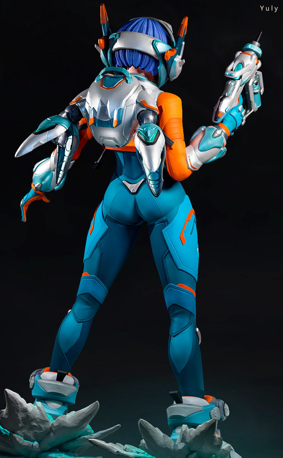 Luis Donaldo Meza - Future Warrior #3.3 - 80mm Pin Up/Figure/Model/Diorama