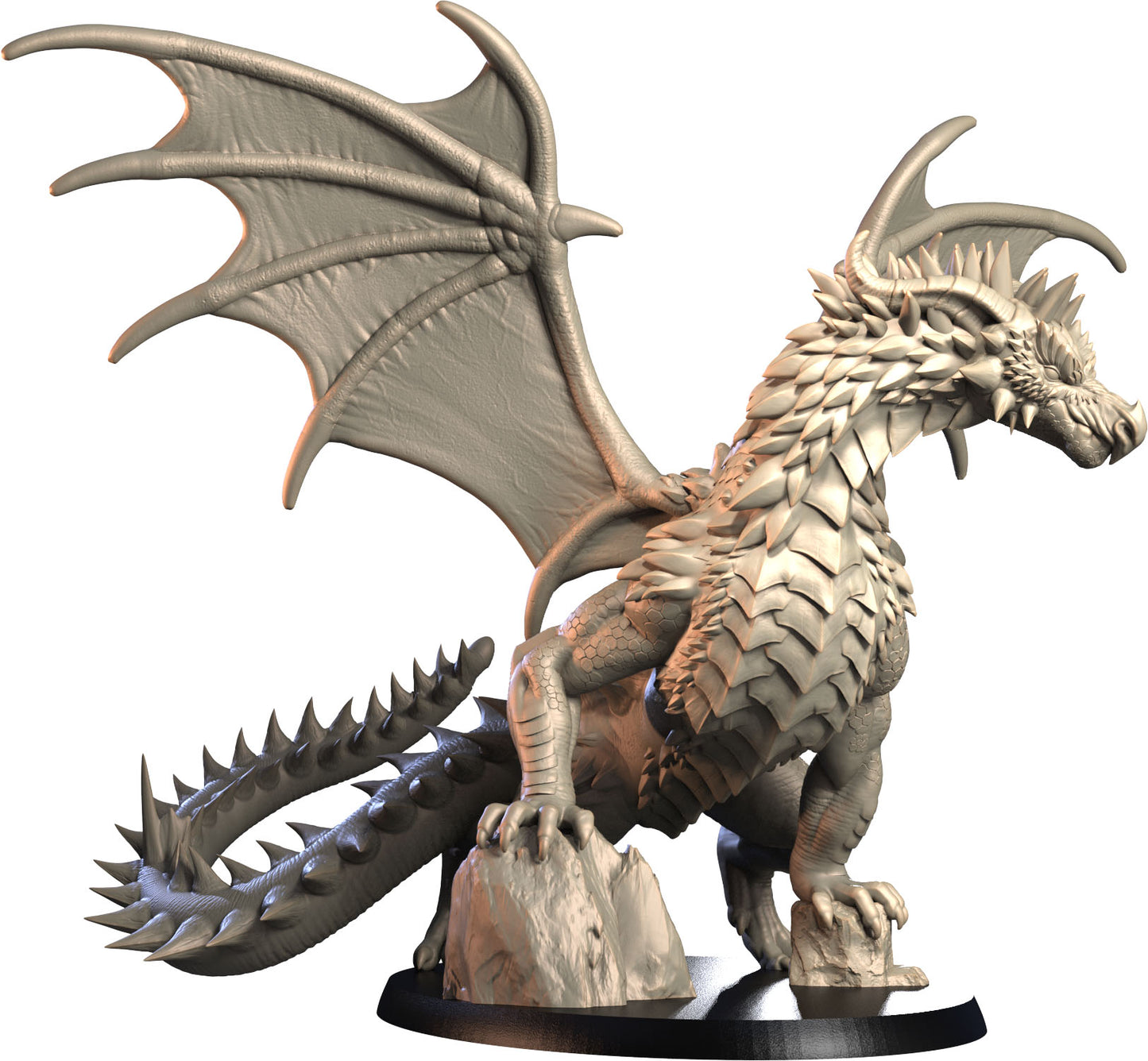 3D IPStudios - Dragons Worlds #2 - Fyrgolos - DnD/TTRPG Figure/Miniature - Helios3DPrinting