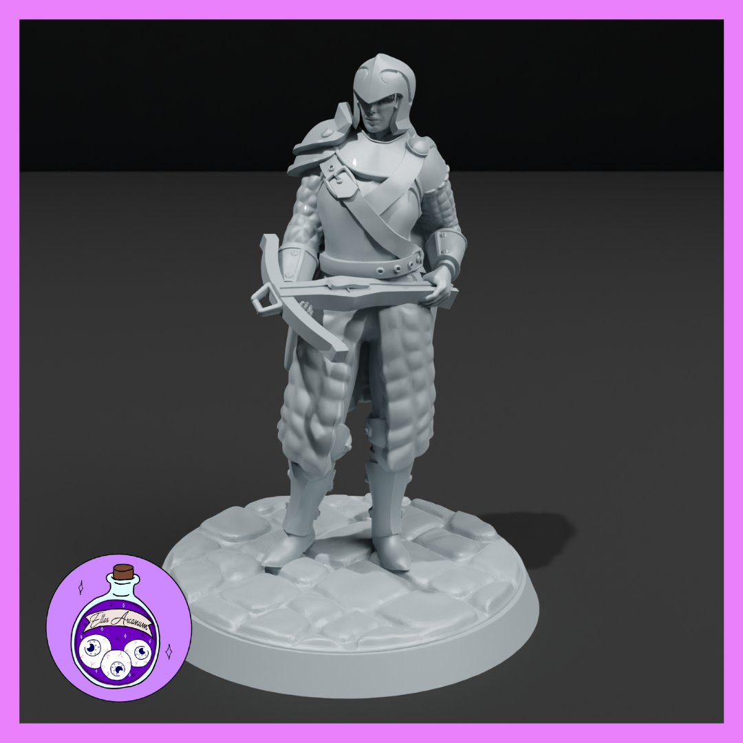 Ella's Arcanum - RPG Essentials #2 - Guard Female #2 - DnD/Pathfinder/TTRPG