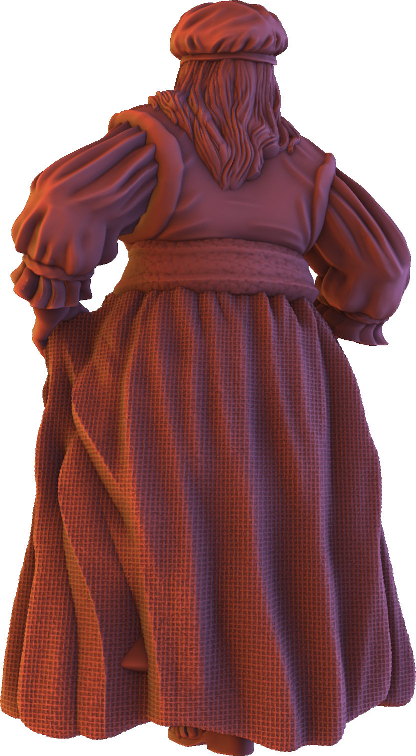 Forged Path - Willowbrook Village - Tavern Patronress - DnD/TTRPG Figure/Miniature