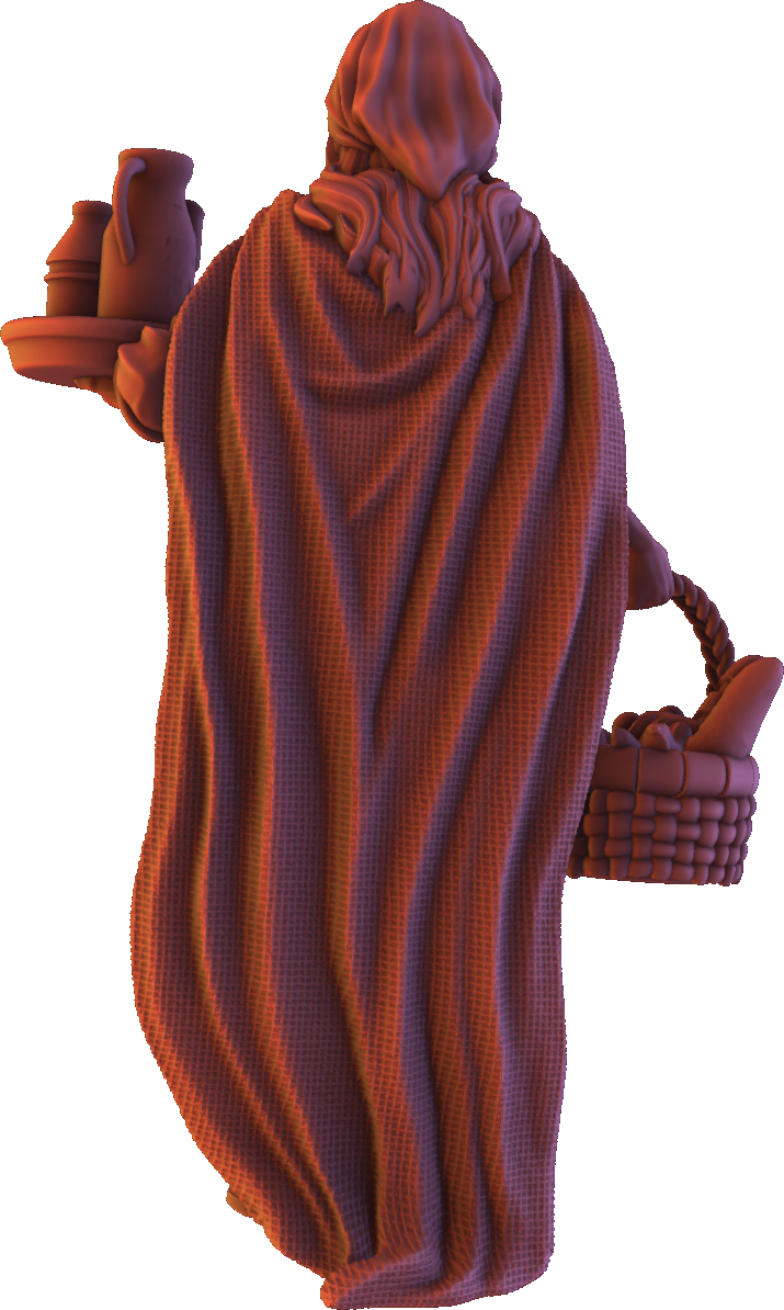 Forged Path - Willowbrook Village - Tavern Waitress #2 - DnD/TTRPG Figure/Miniature