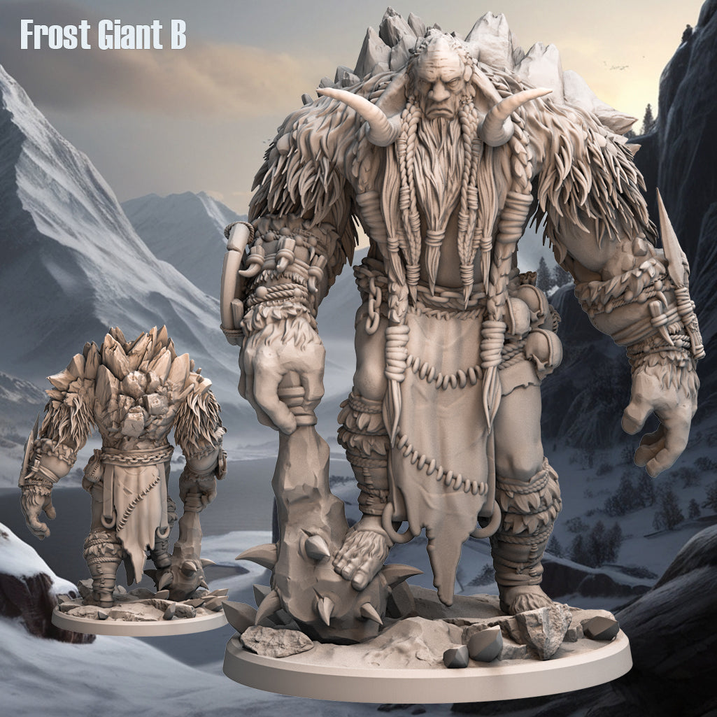 Monolith Arts - Arctic Tribes - Frost Giant #2 - DnD/TTRPG Figure/Miniature