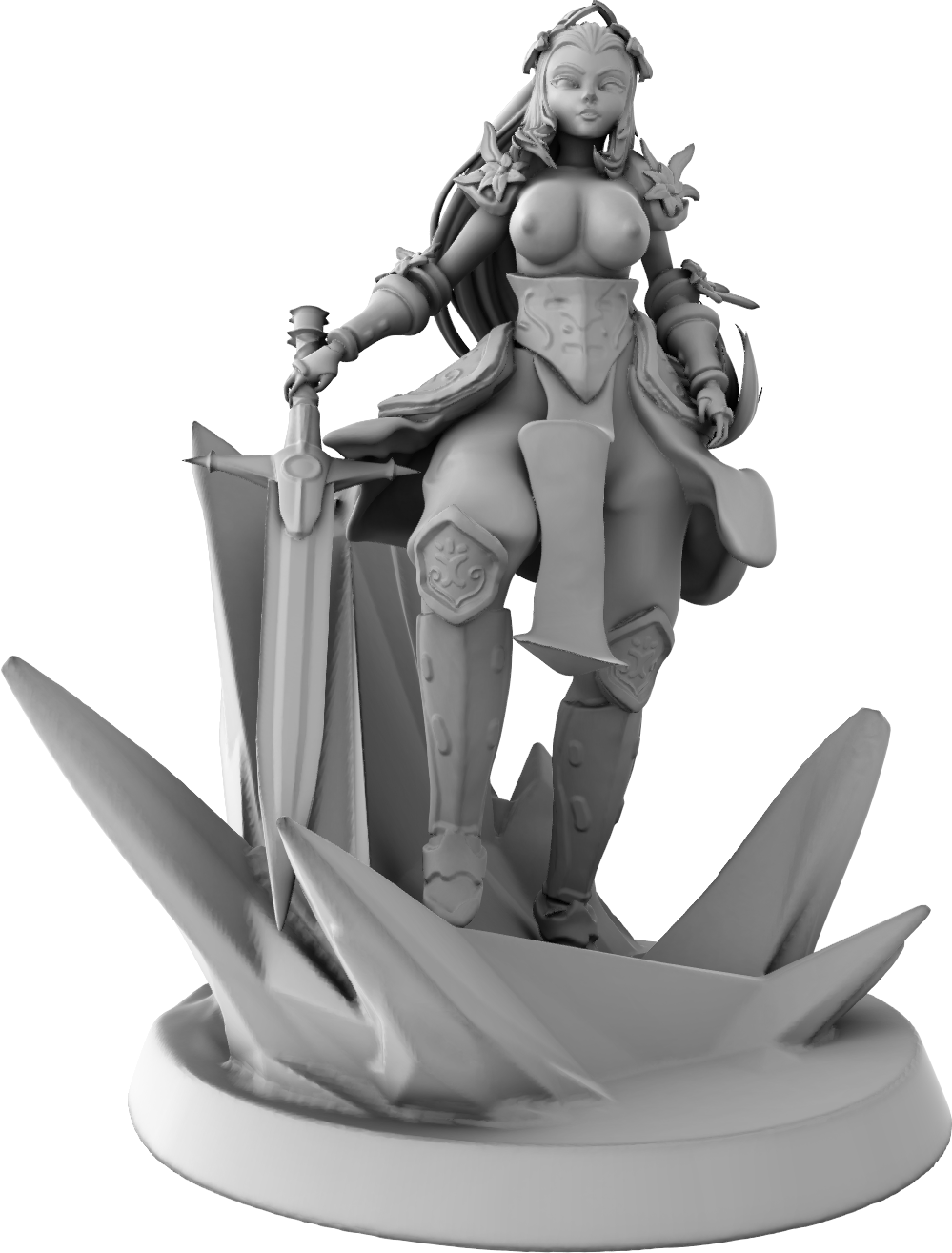 Ralphy - Frozen Queen - 75mm Pin Up/Figure/Model/Diorama