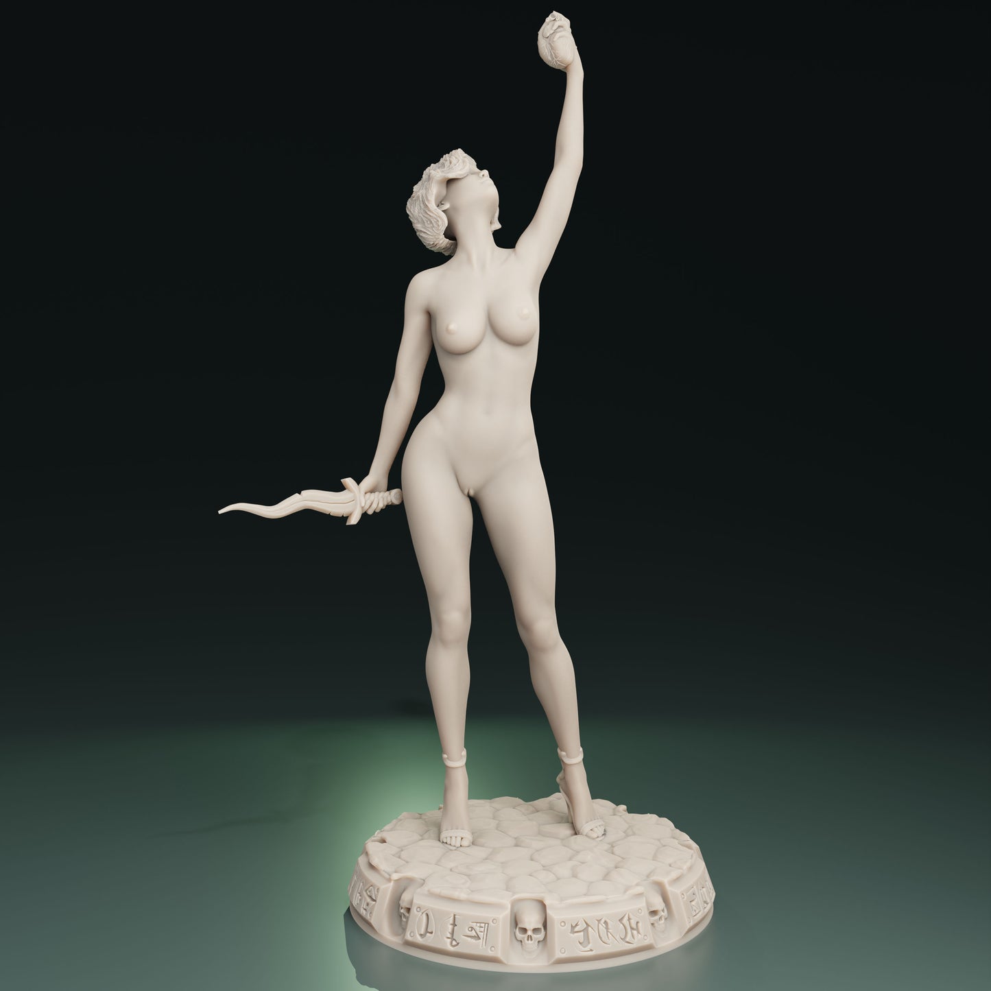 Cthulhu Girls - Cult of the Old Ones - Gabby, Master Executioner - 32/75mm DnD/TTRPG Figure/Miniature - Helios3DPrinting