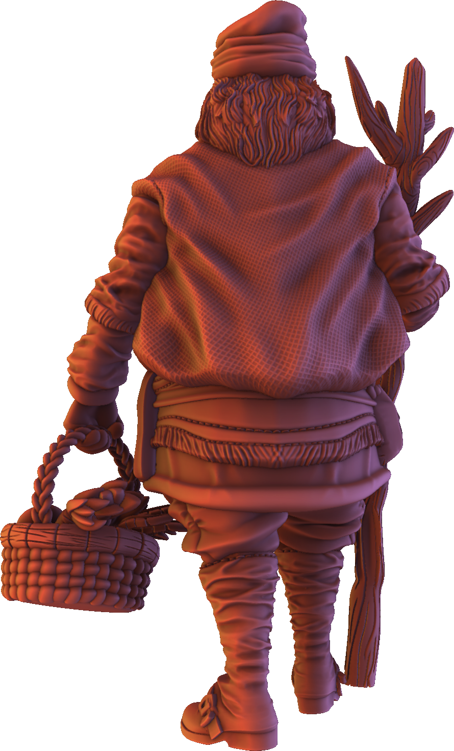 Forged Path - Willowbrook Village - Old Man #1 - DnD/TTRPG Figure/Miniature