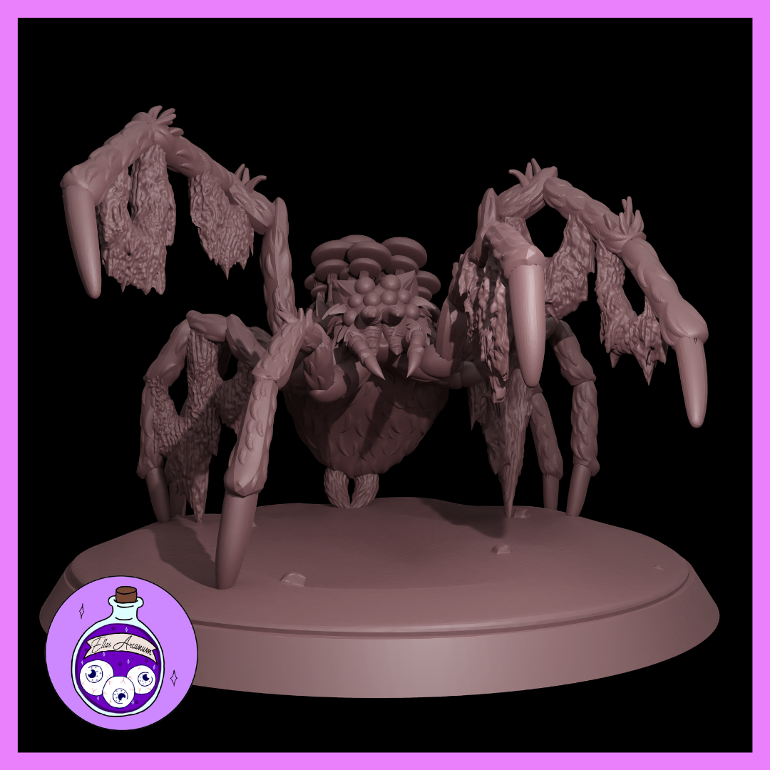 Ella's Arcanum - Wild Hunt - Giant Spider Fungal - DnD/Pathfinder/TTRPG