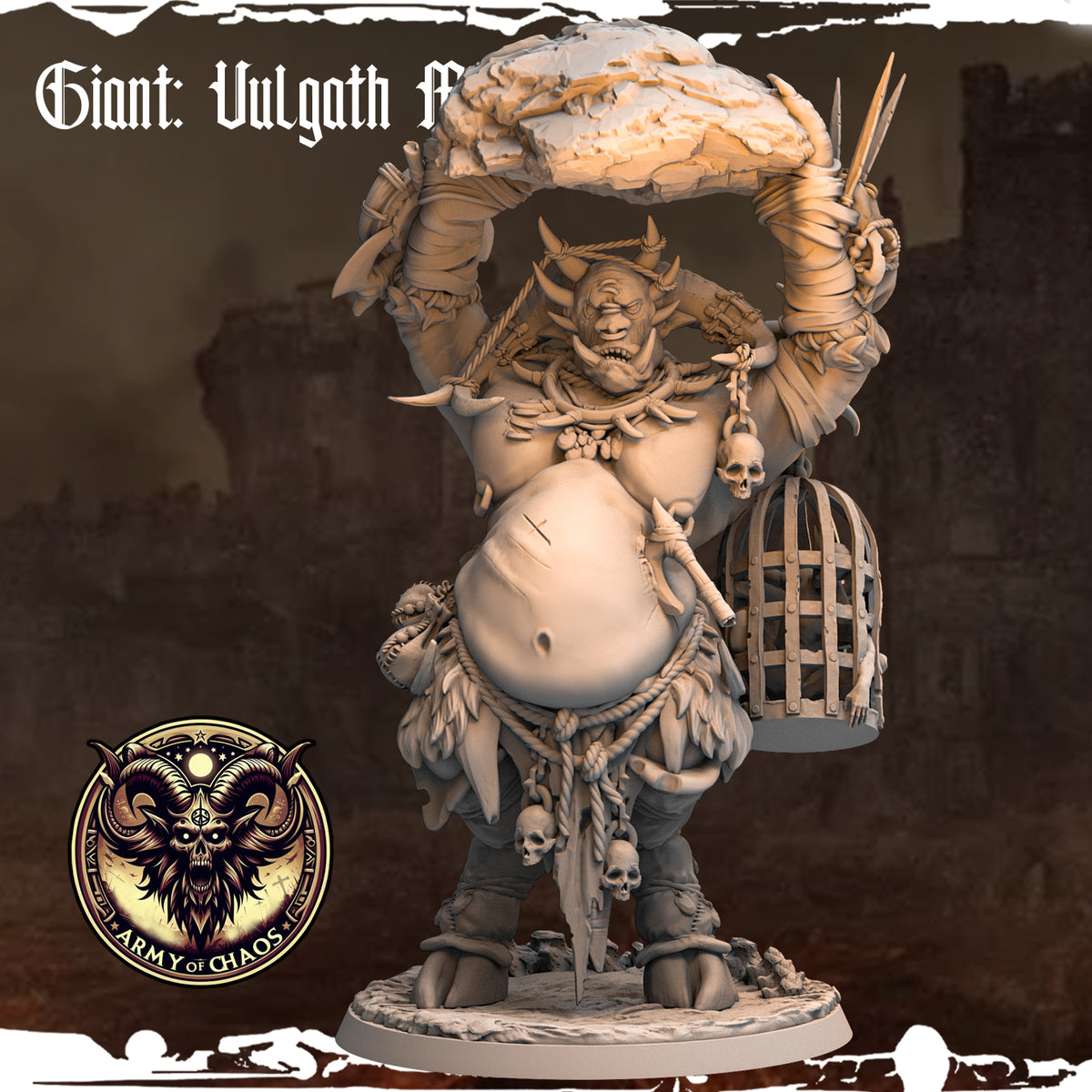 Monolith Arts - Dwarves - Stone Giant - DnD/TTRPG Figure/Miniature