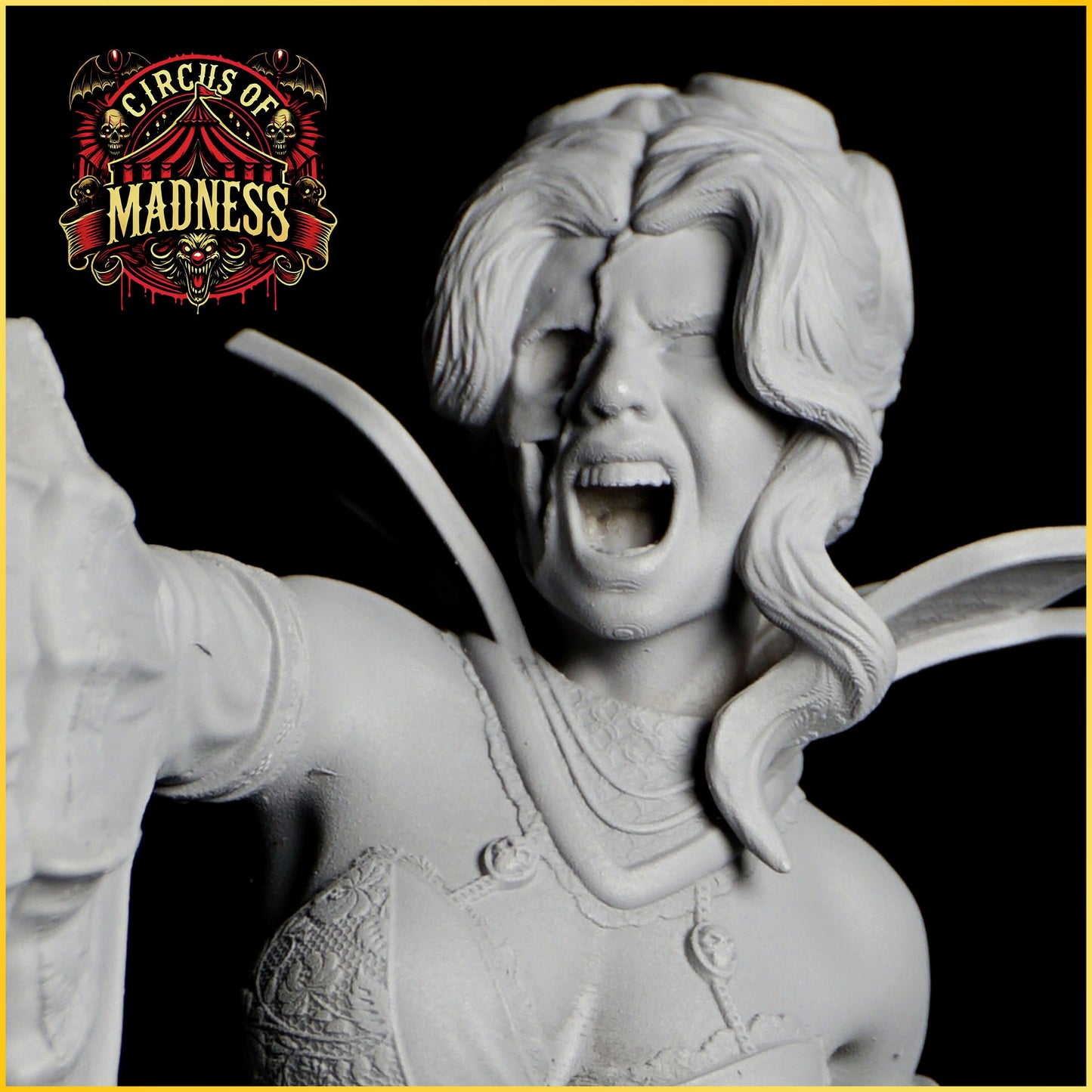 Underworld Miniatures - Circus of Madness - Giselda - 32/75/120mm Pin Up/Figure/Model/Diorama - Helios3DPrinting
