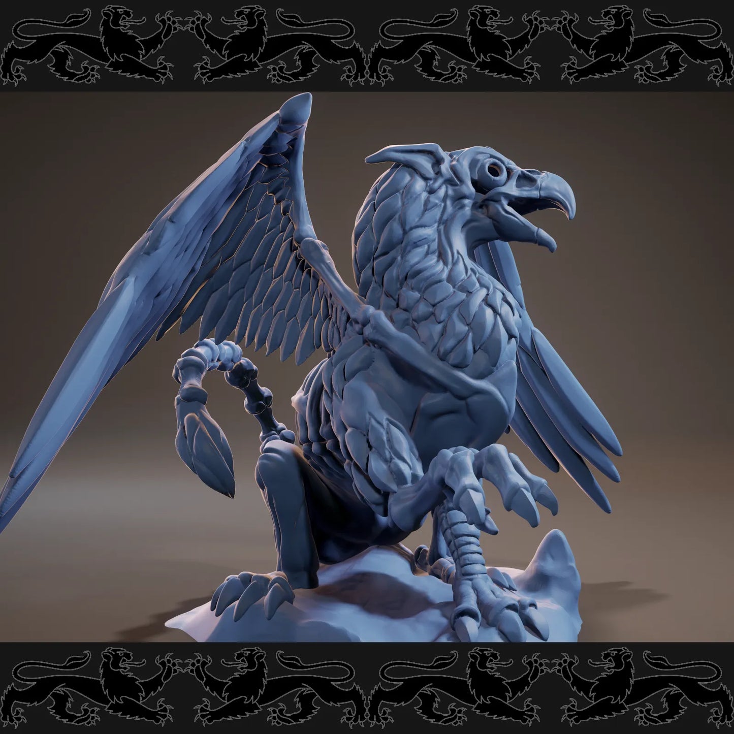 Brayan Nafarrate - Bestiary #3 - Griffin Zombie - DnD/TTRPG Figure/Miniature