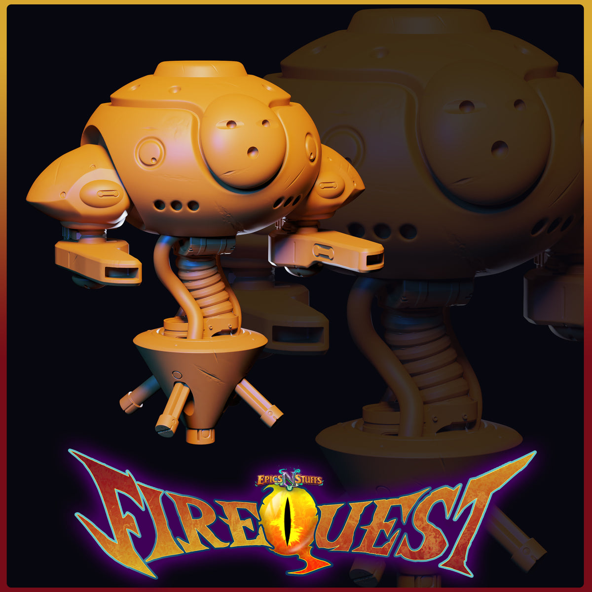 Lance Wilkinson - Fire Quest - Gunner Robo - DnD/TTRPG Figure/Miniature