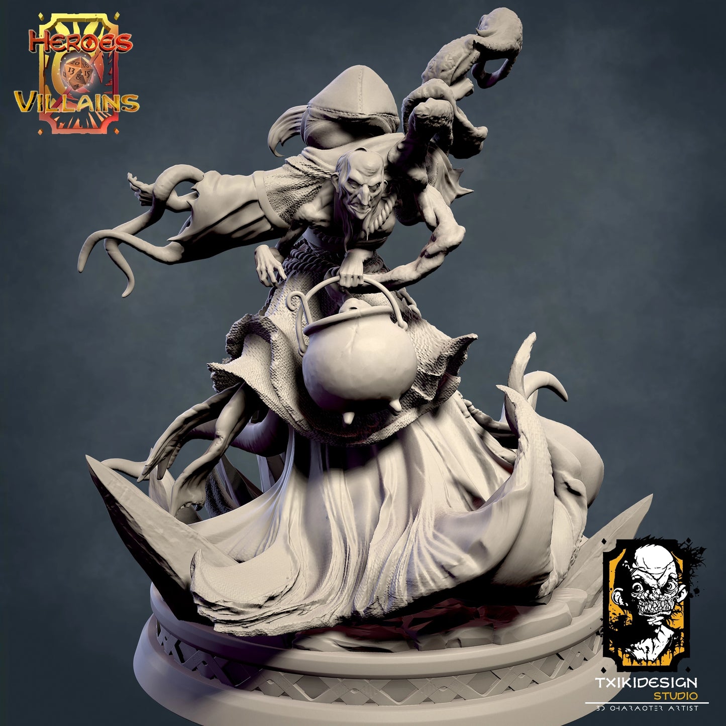 Javier Tejedor - Witch - DnD/TTRPG Figure/Miniature