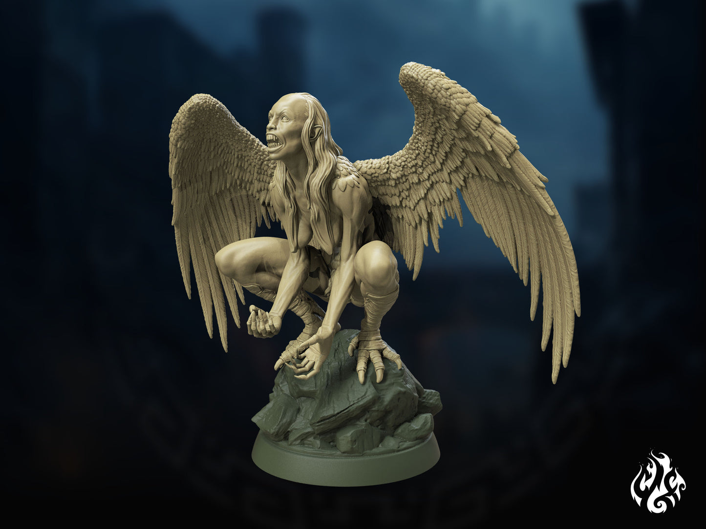 Crippled God Foundry - Harpy - DnD/TTRPG Figure/Miniature