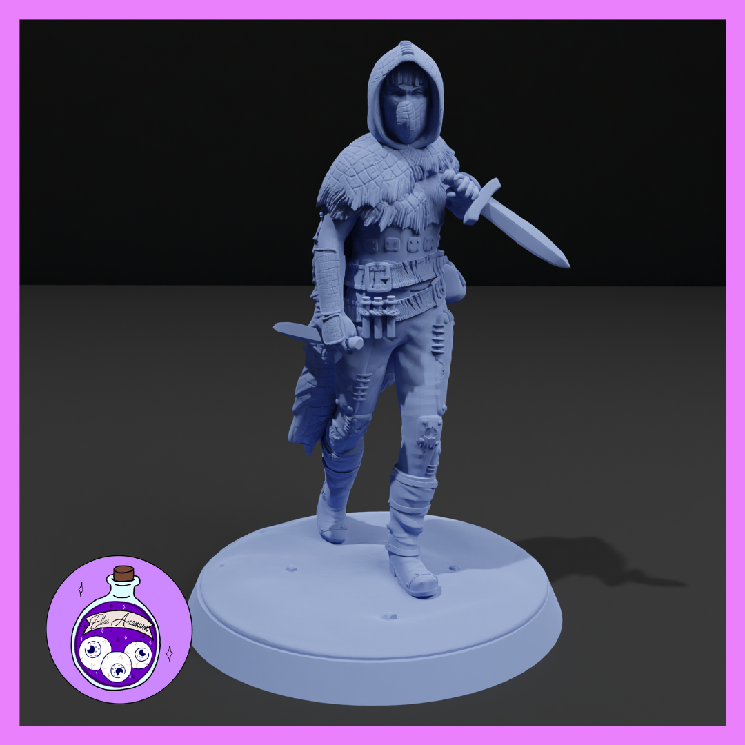 Ella's Arcanum - RPG Essentials #1 - Bandit Human Female #2 - DnD/Pathfinder/TTRPG