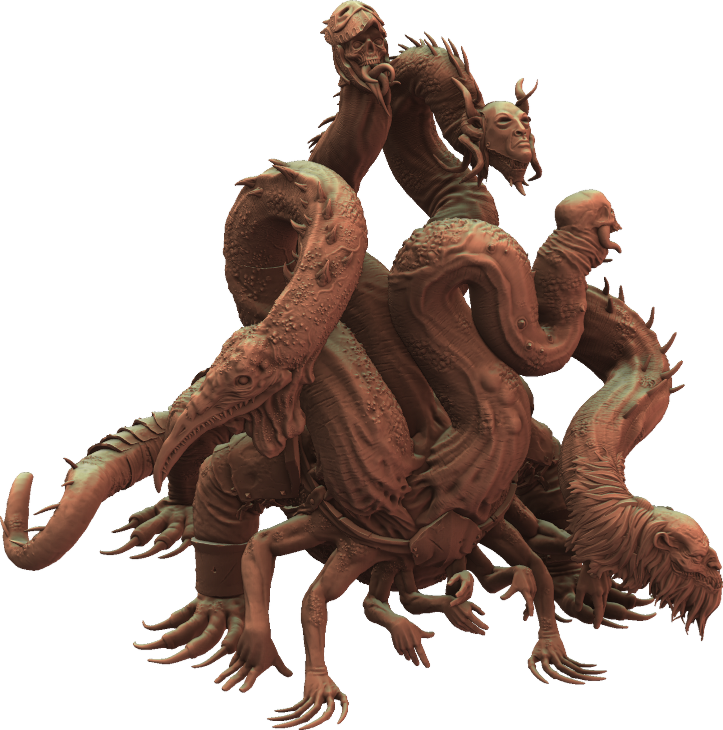 Crippled God Foundry - Shadowcurse - Hydra - DnD/TTRPG Figure/Miniature