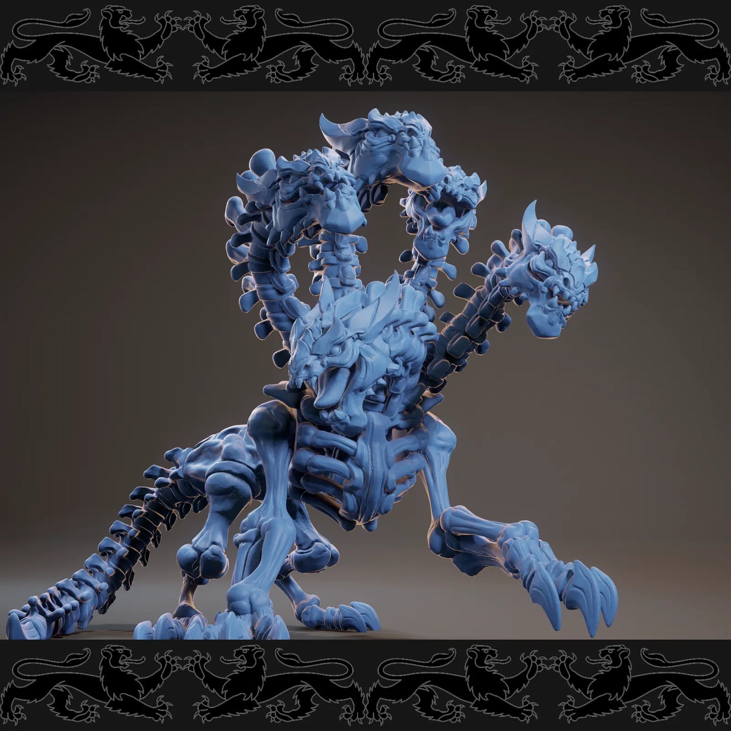 Brayan Nafarrate - Bestiary #3 - Hydra Skeleton - DnD/TTRPG Figure/Miniatureature