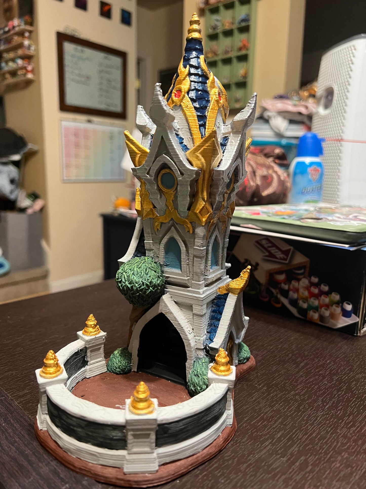 Fantasy3DTabletop - Elderglen Twilight Dice Tower - DnD/RPG/Roleplaying/Wargames