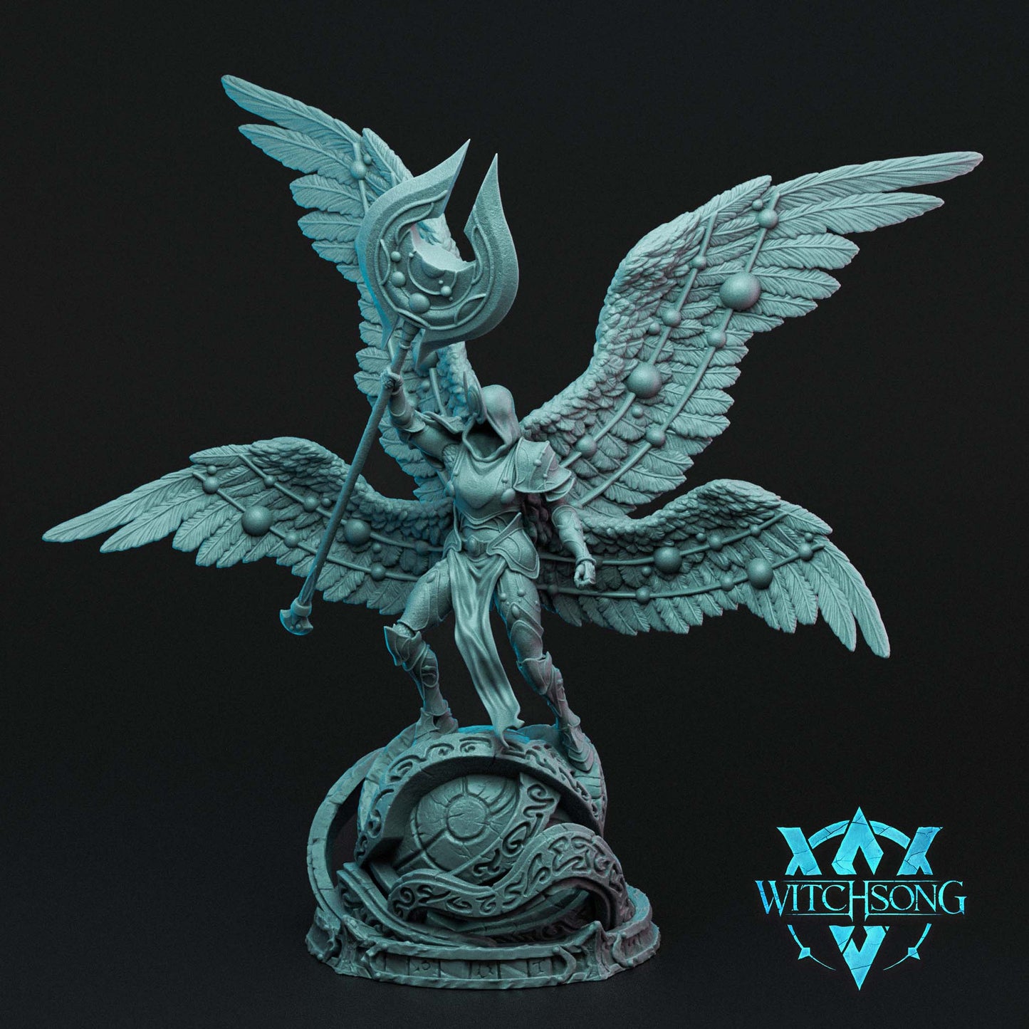 Witchsong Miniatures - Novalight Seraph - 2 Poses - DnD/TTRPG Figure/Miniature