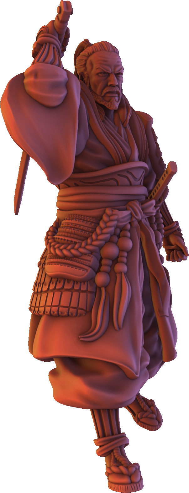 Forged Path - Tokugawa Bushido - Jitte - DnD/Pathfinder/TTRPG Figure