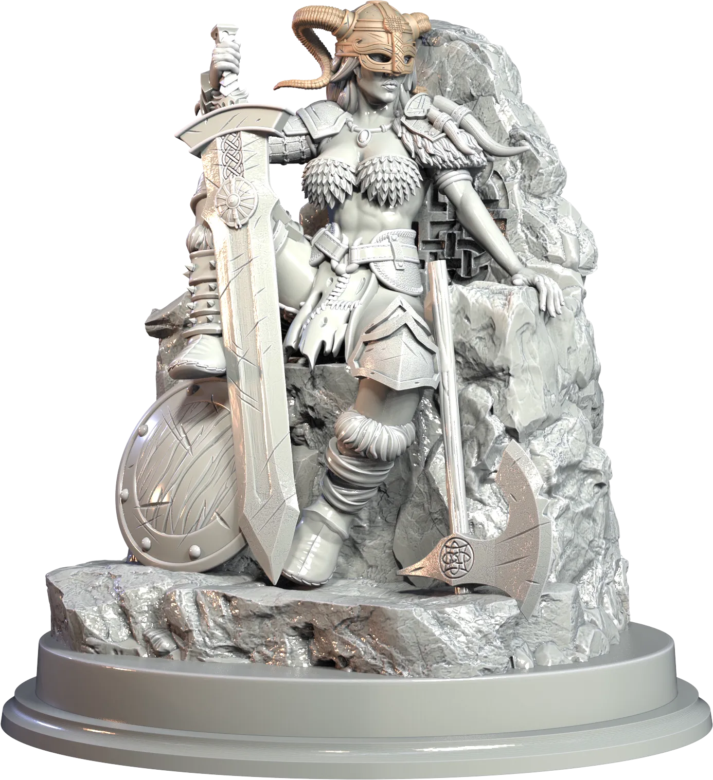 3D IPStudios - Barbarians - Kaela - 75mm Pin Up/Figure/Model/Diorama