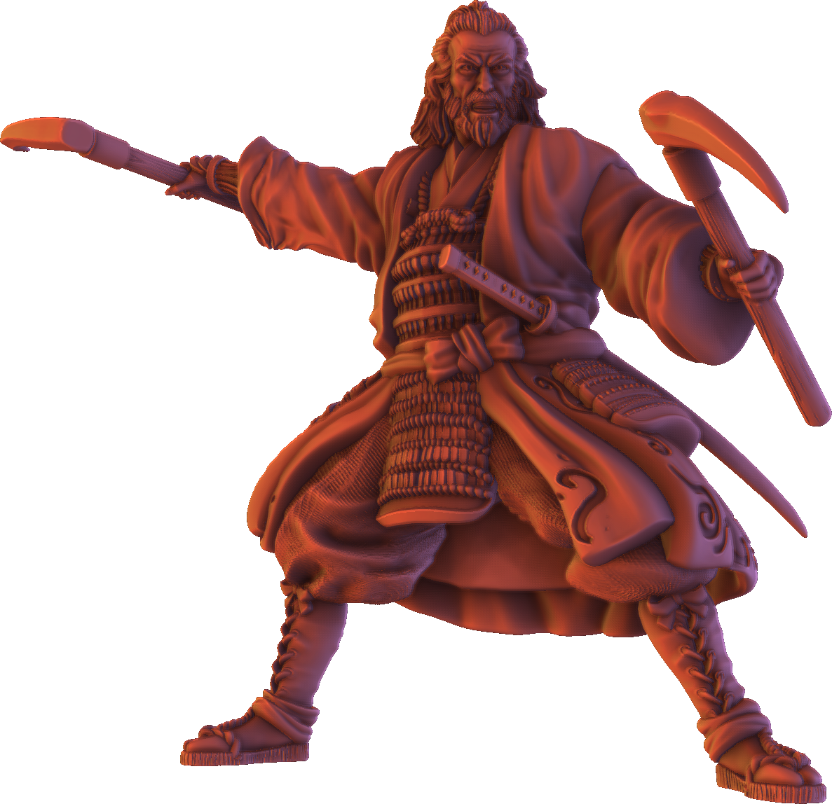 Forged Path - Tokugawa Bushido - Kama - DnD/Pathfinder/TTRPG Figure