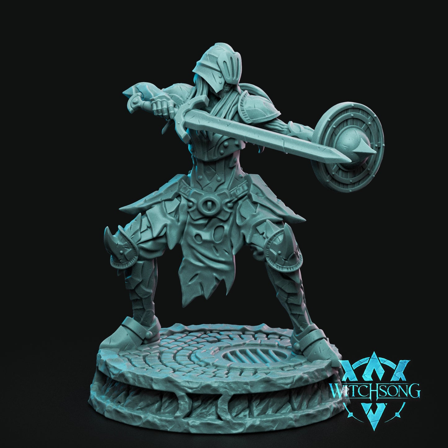 Witchsong Miniatures - Knight Horrors - Soldiers of the Departed - 6 Poses - DnD/TTRPG Figure/Miniature