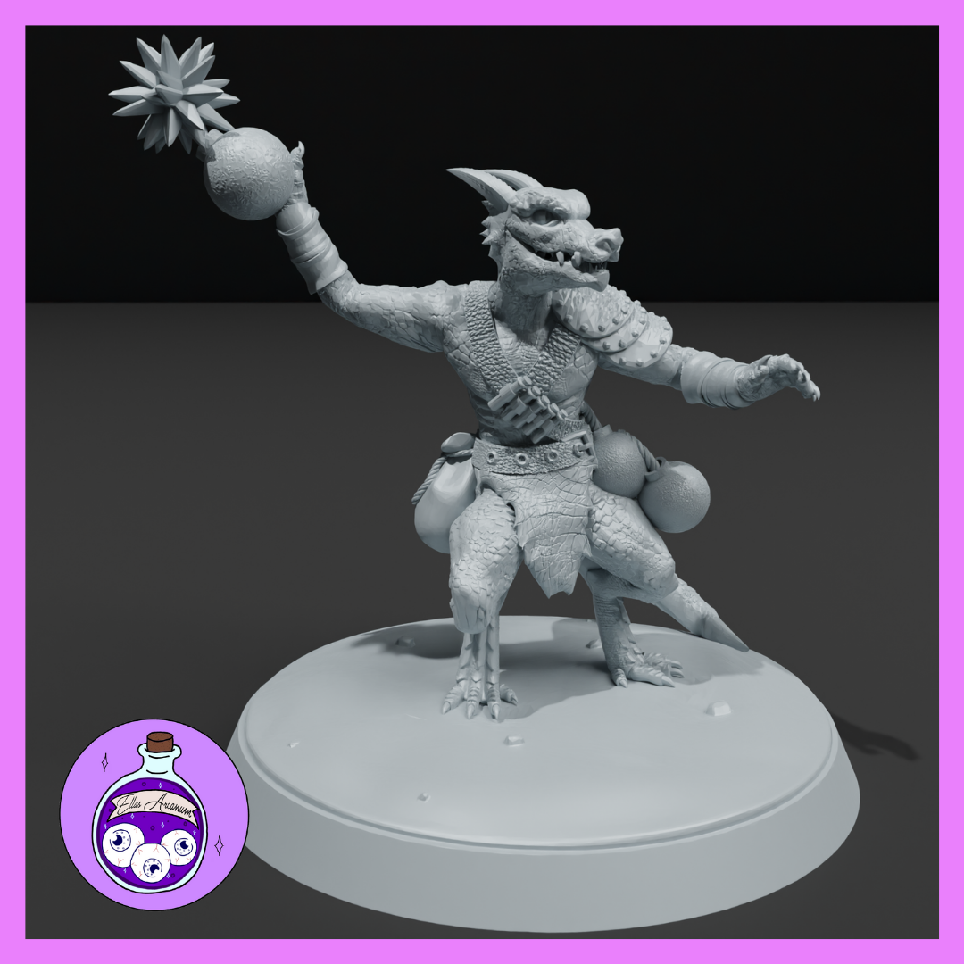 Ella's Arcanum - RPG Essentials #2 - Kobold Rioter - DnD/Pathfinder/TTRPG