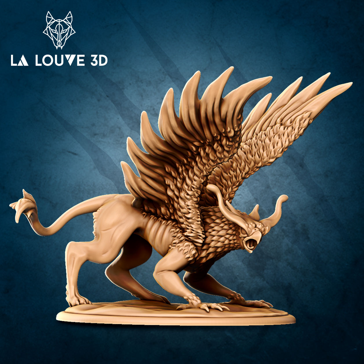 La Louve - Dangerous Monsters #1 - Griffin #2 - DnD/TTRPG Figure/Miniature