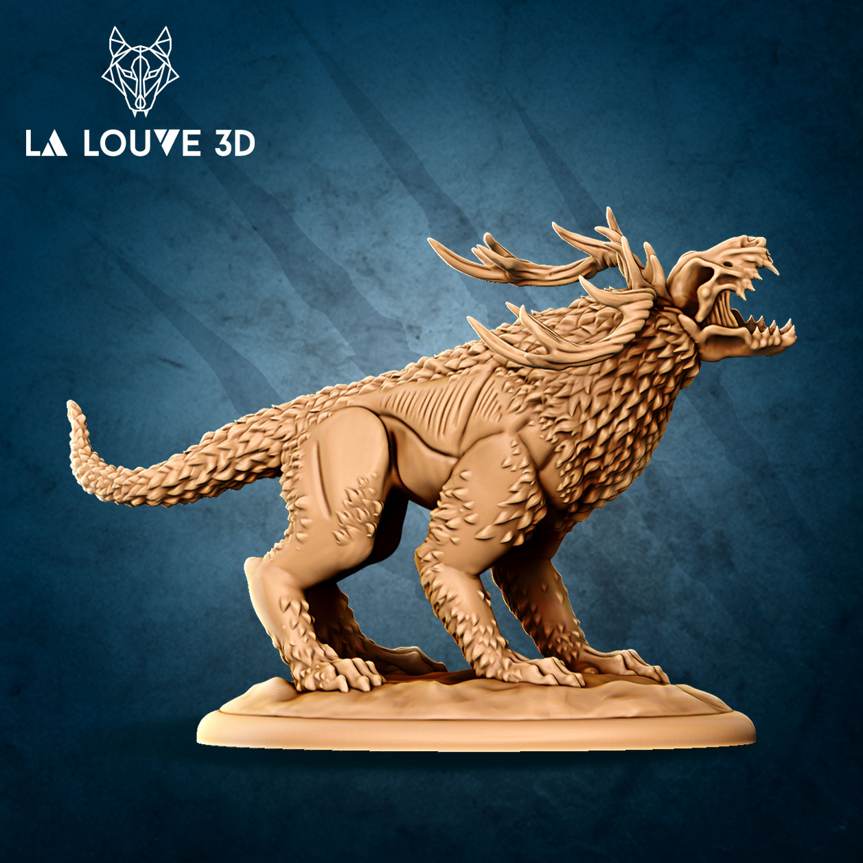 La Louve - Dangerous Monsters #1 - Harrow Hound #1 - DnD/TTRPG Figure/Miniature