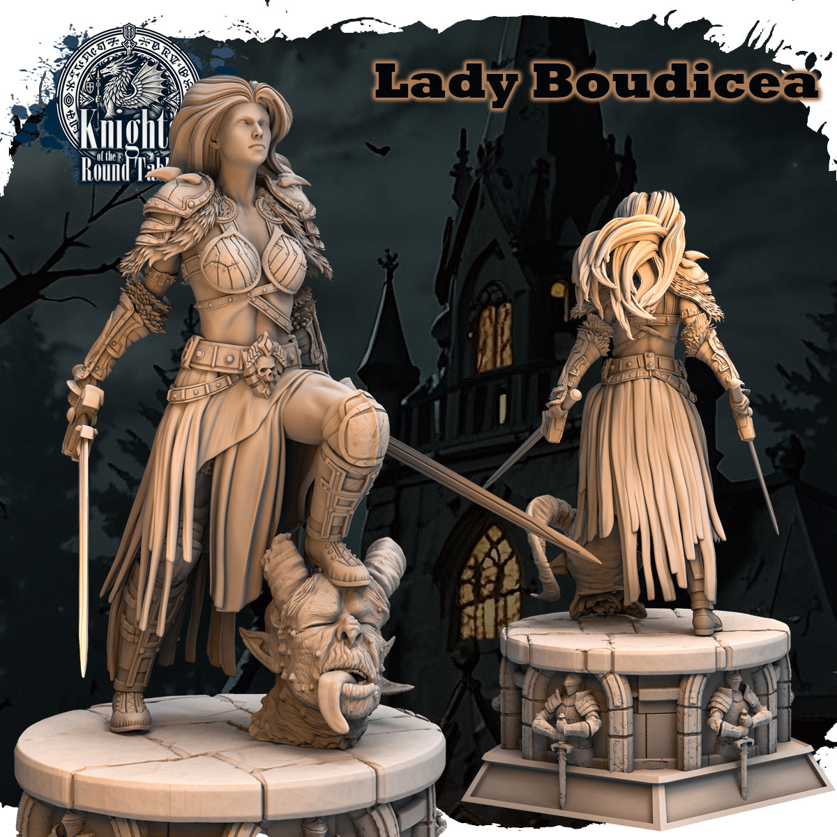 Haito - Round Table - Lady Boudicea - 150mm Pin Up/Figure/Model/Diorama