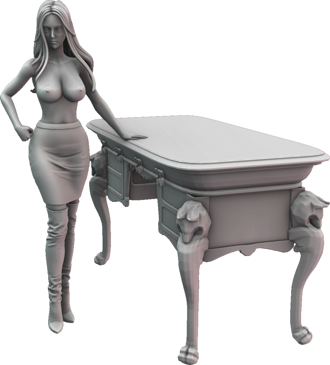 Tatiana Klein - Curvaceous Resin #1 - Ladyboss - 75/200mm Pin Up/Figure/Model/Diorama