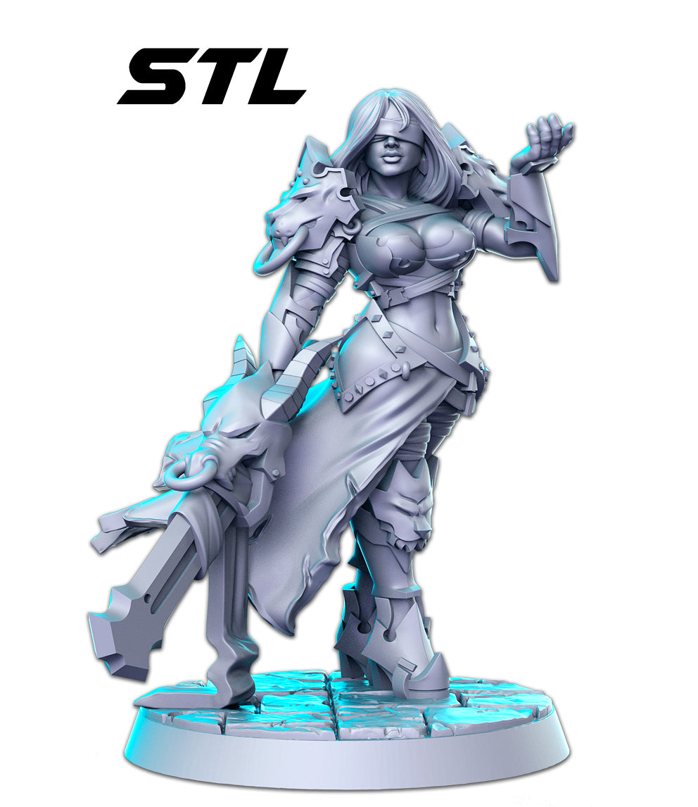 RN Estudio - Dragon Knight Female - DnD/TTRPG Figure/Miniature