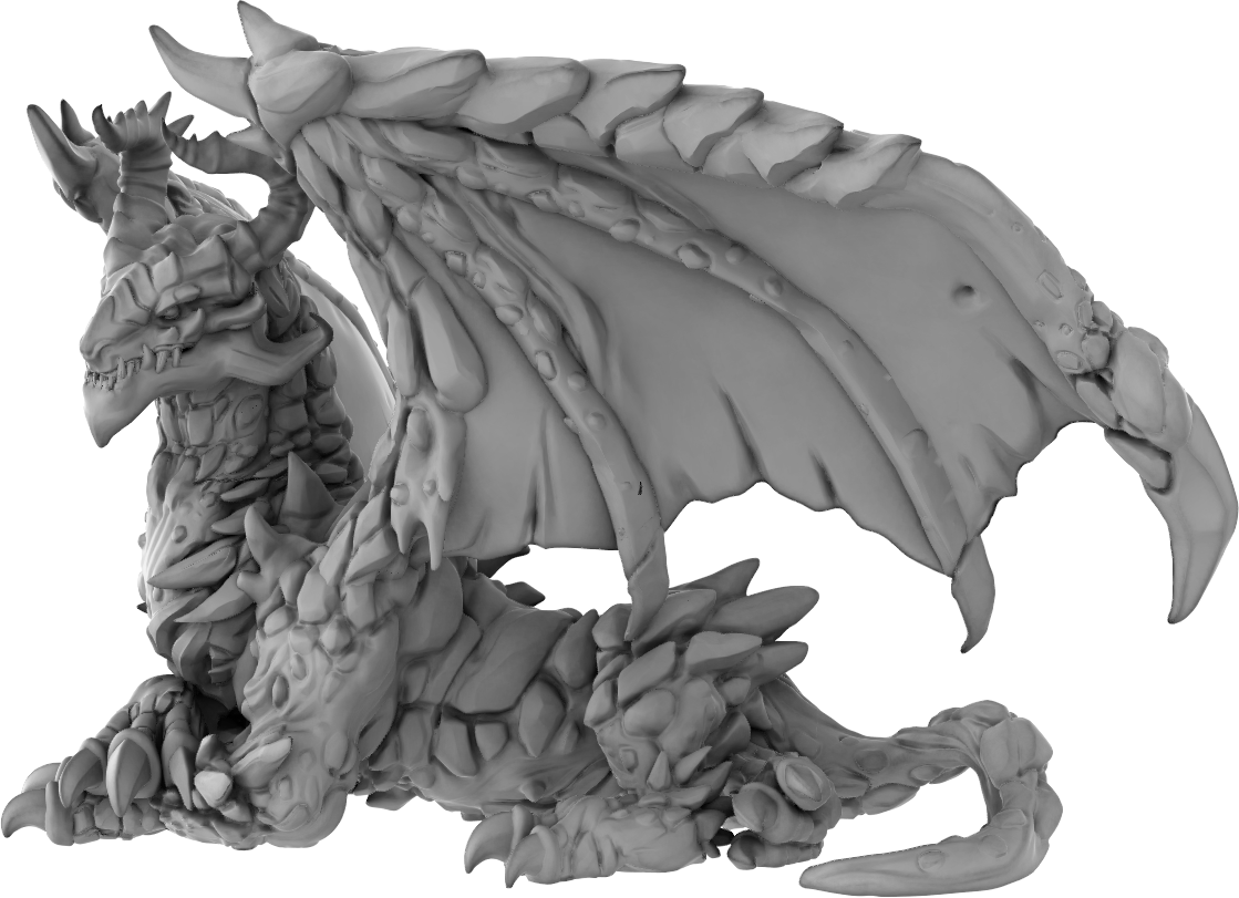 Brayan Nafarrate - Bestiary #4 - Magma Dragon #2 - DnD/TTRPG Figure/Miniature