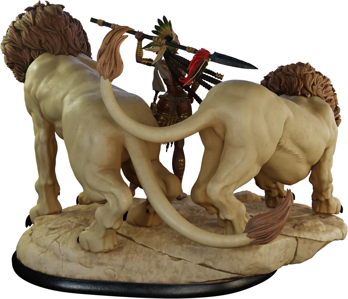 Mythologic Arts - Savage Beauty - Lions Pride #1 - 75/120mm Pin Up/Figure/Model/Diorama