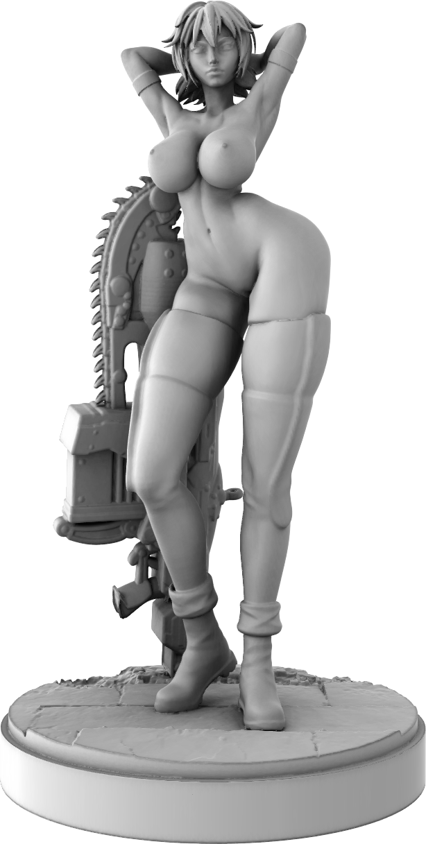 Mini Orange - Locust Crusher - 75mm Pin Up/Figure/Model/Diorama