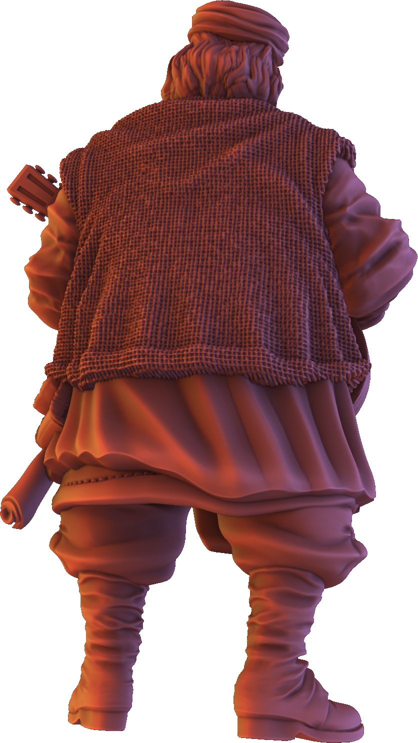 Forged Path - Willowbrook Village - Musician Male - DnD/TTRPG Figure/Miniature