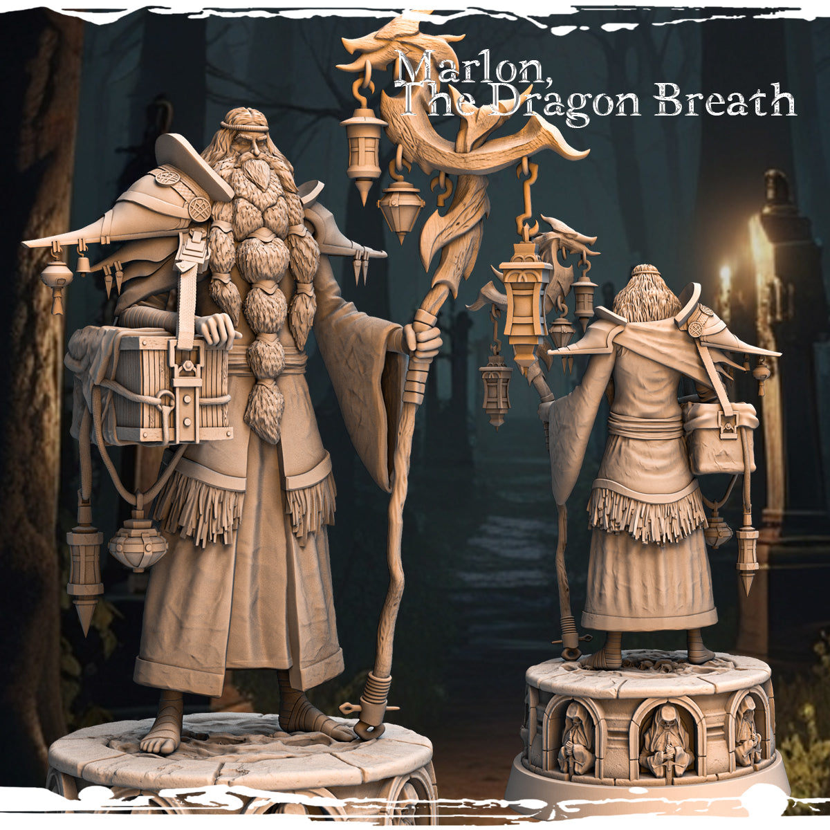 Monolith Arts - Marked by Darkness II - Marlon - 75mm Pin Up/Figure/Model/Diorama