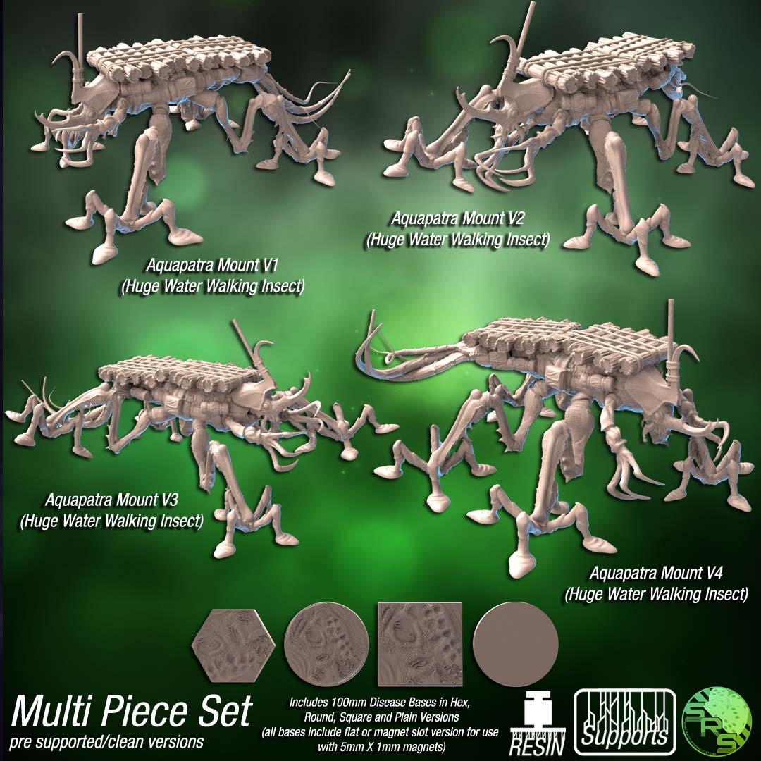 Sync Ratio - Mire Minions - Aquapatra Mount - DnD/TTRPG Figure/Miniature