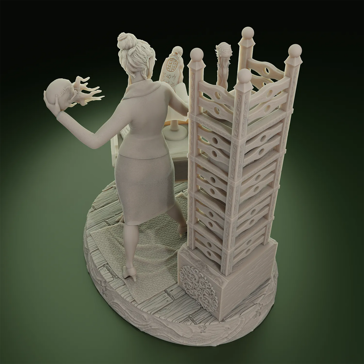 Cthulhu Girls - Topsfield Horror - Mona Lozetti - 32/75mm DnD/TTRPG Figure/Miniature