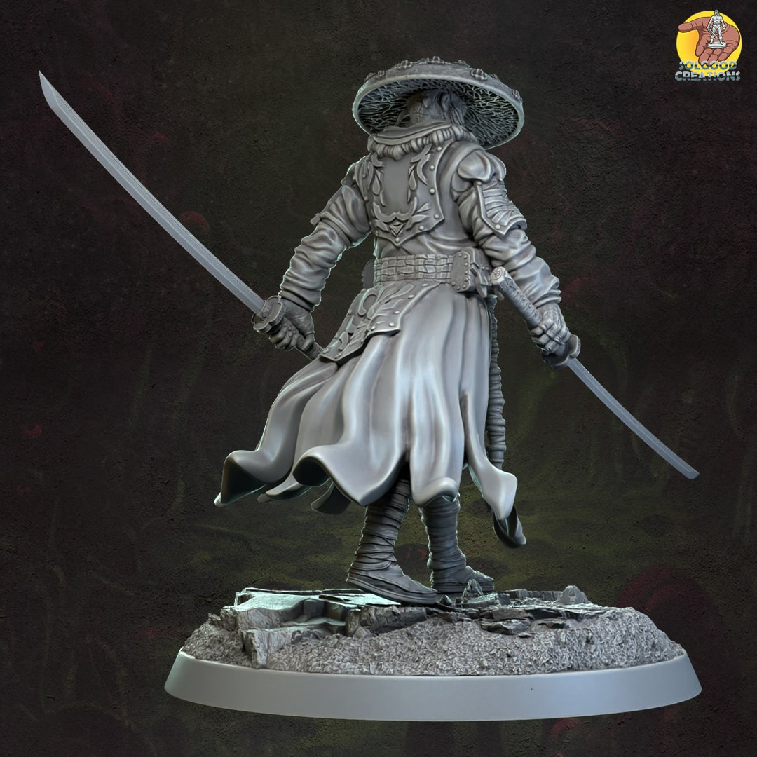 Solgoodcreations - Rise of the Dracothilid - Myconid Ronin #1 - DnD/TTRPG Figure/Miniature