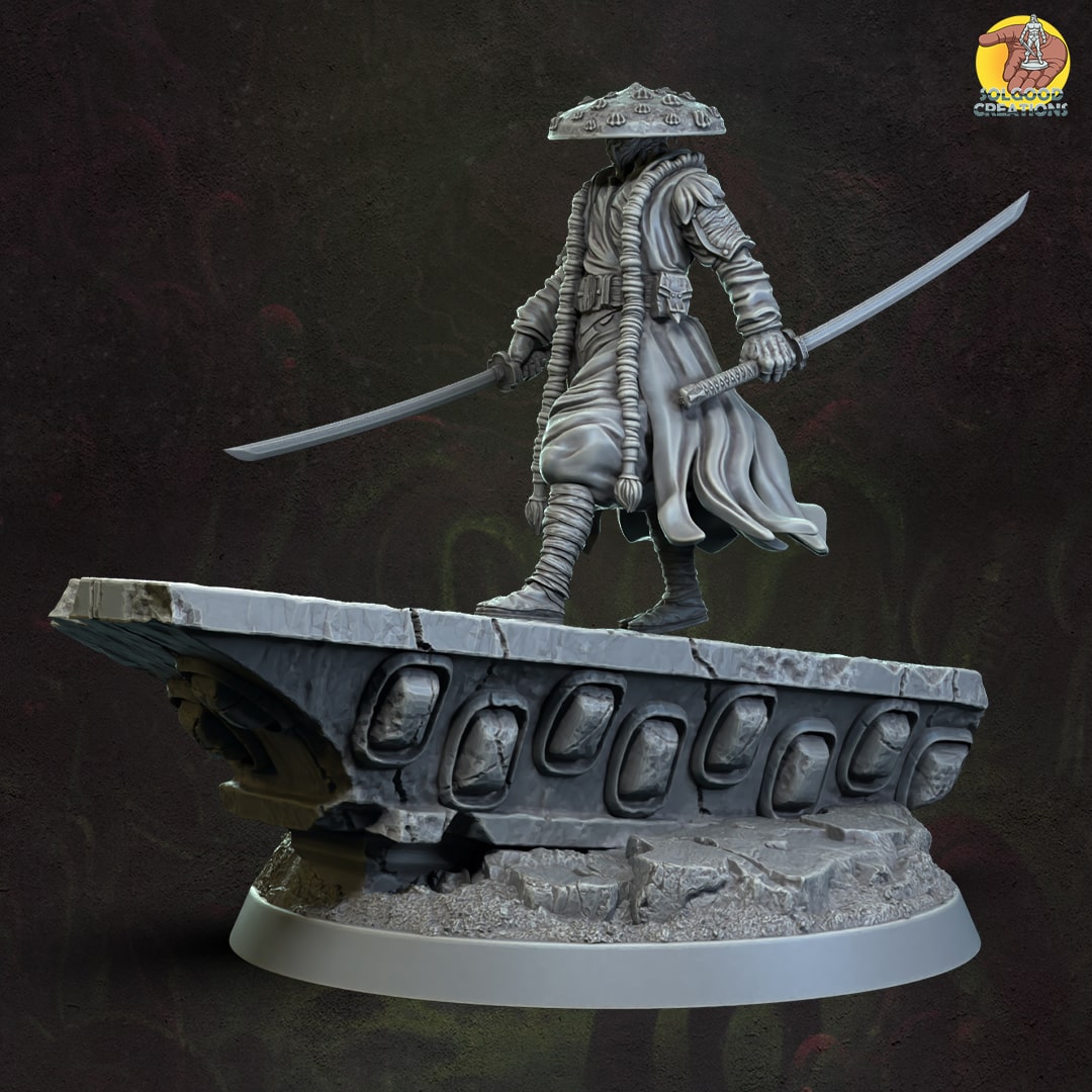 Solgoodcreations - Rise of the Dracothilid - Myconid Ronin #2 - DnD/TTRPG Figure/Miniature